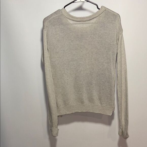 Poof! Cream and Red Crew Neck Sweater with Patriotic Design - Picture 5 of 8